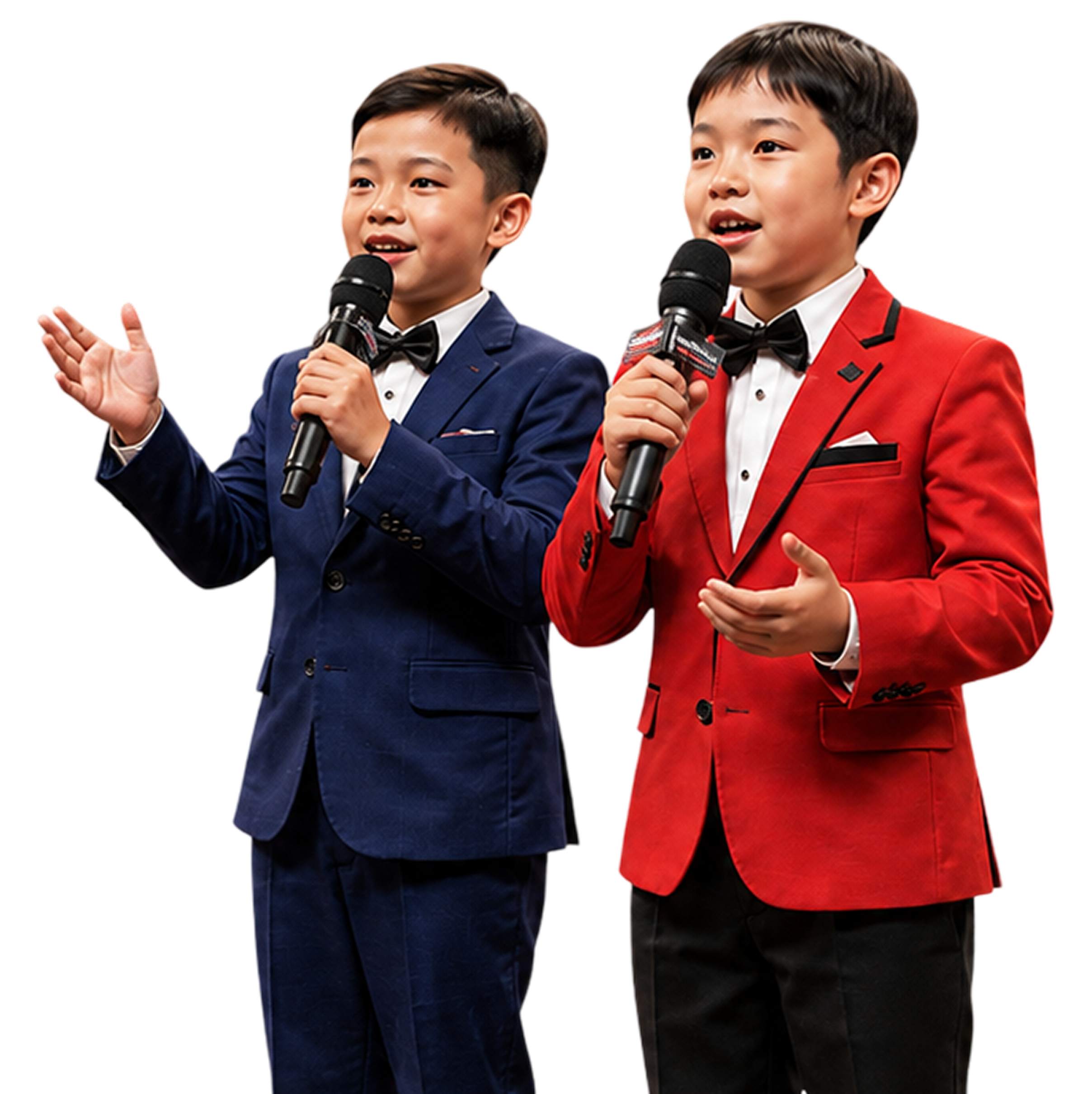 Ebright students on stage