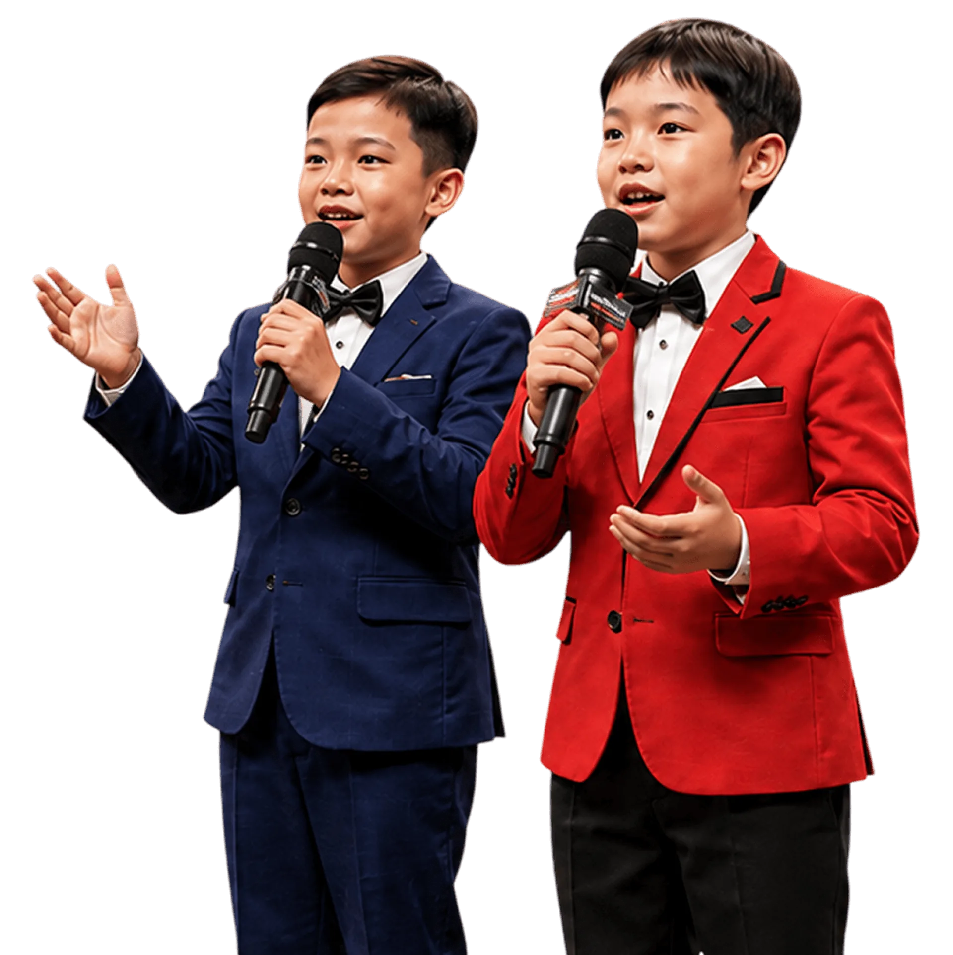 Ebright students on stage