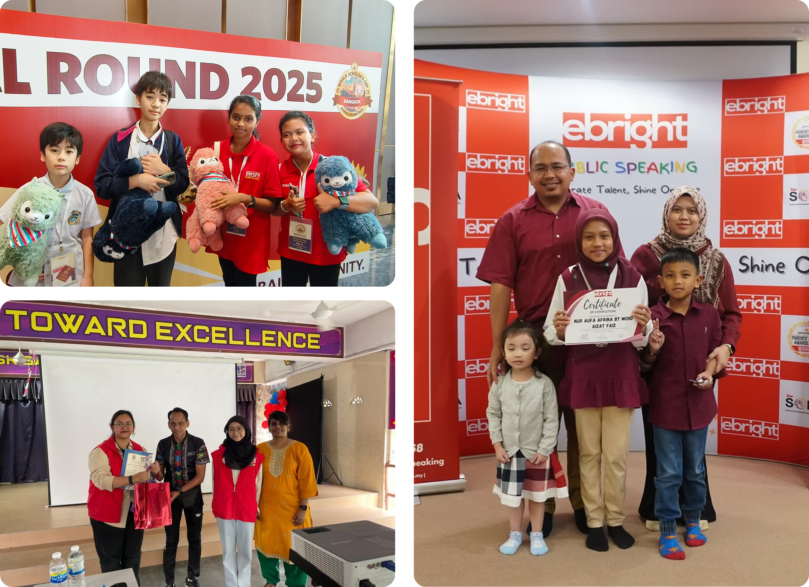 Ebright students in action